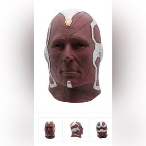 Adult Marvel Vision Halloween Costume Cosplay Mask